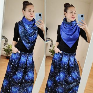 Sukně a oboustranná šála ve stejném designu 👉 máme 🤩